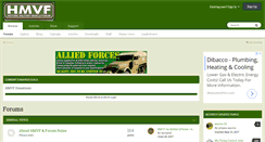 Desktop Screenshot of hmvf.co.uk